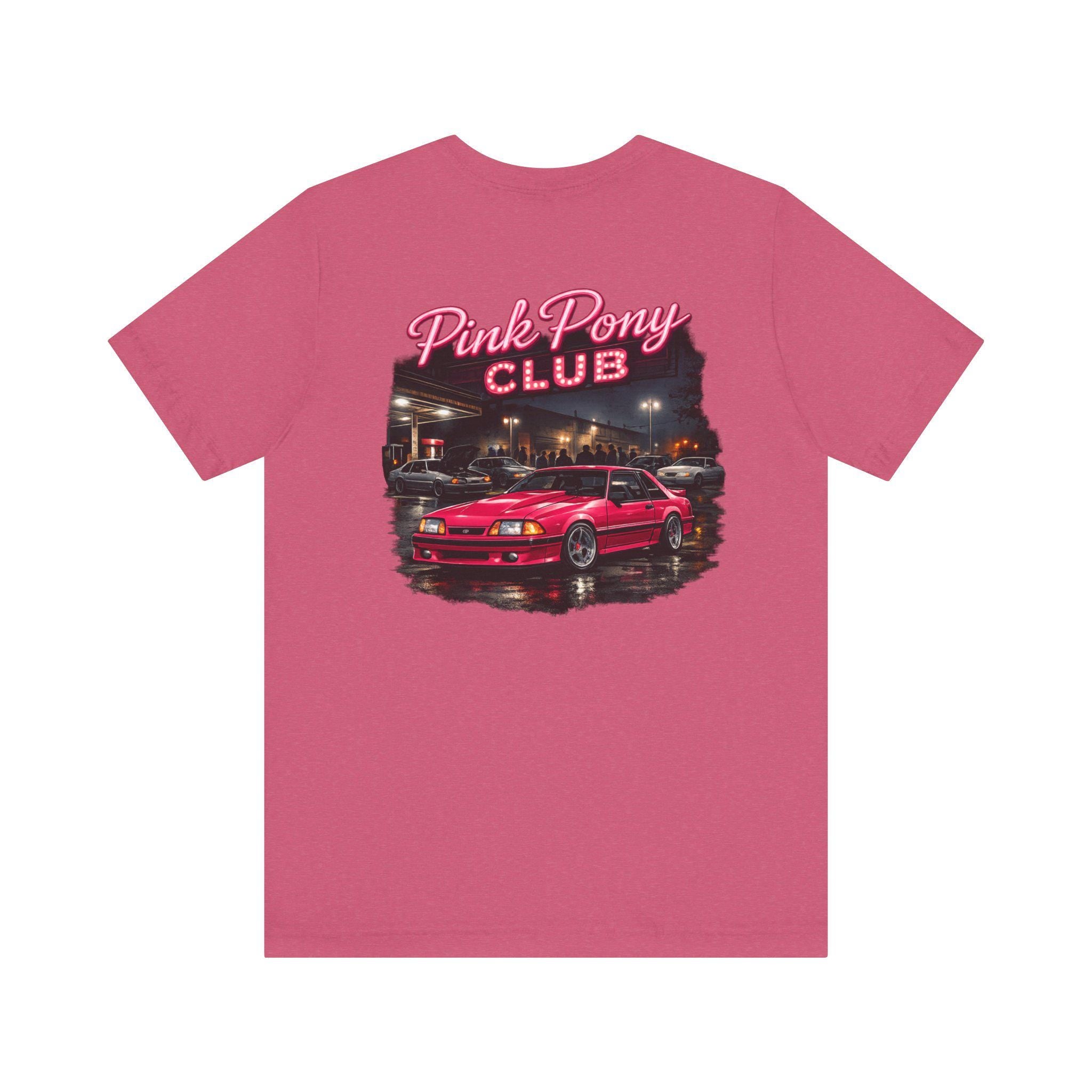 79-93 Mustang Pink Pony Club Premium Tshirt