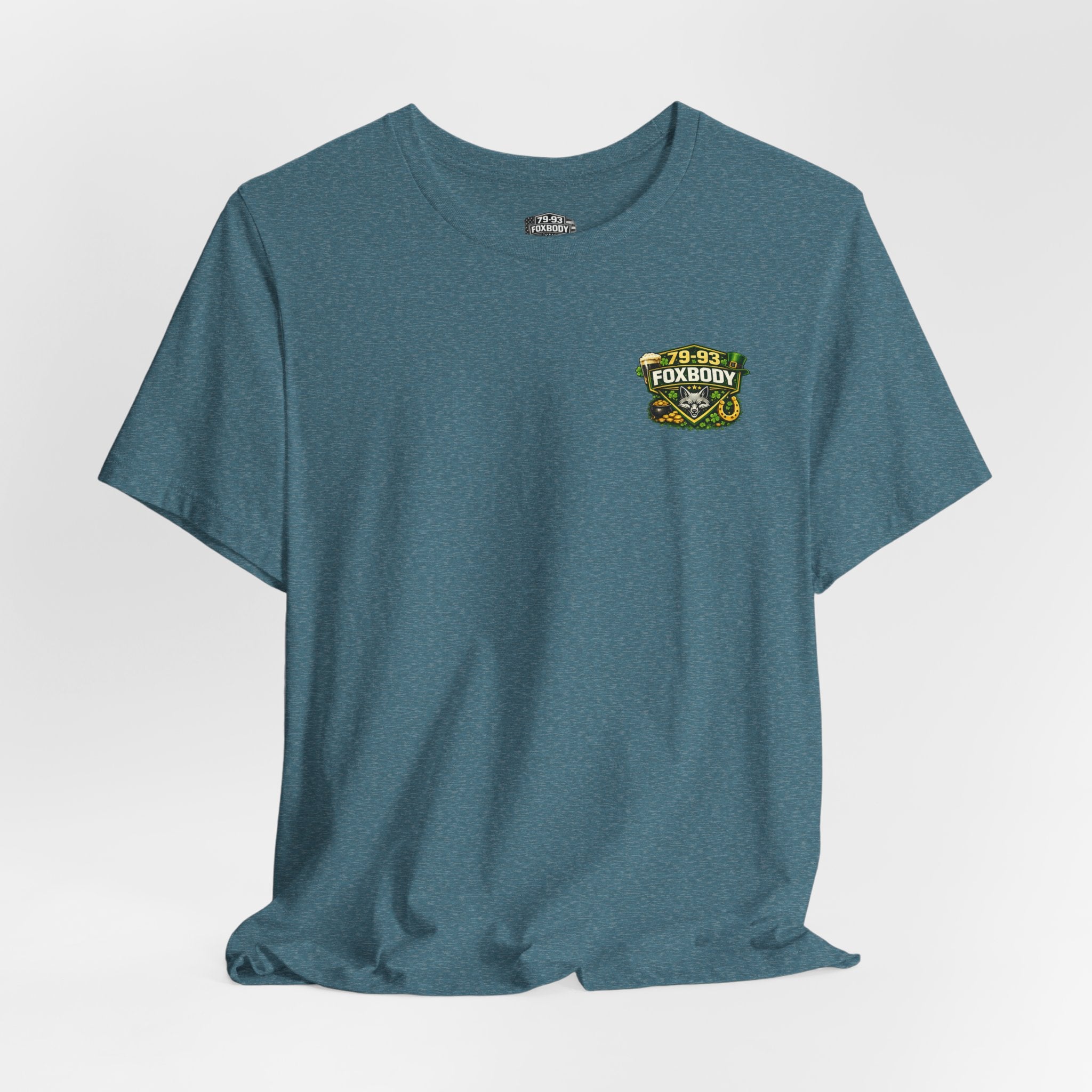 79-93 Foxbody Mustang - St. Patricks on Day Luck of the 5.0 - 3 | Premium T-Shirt