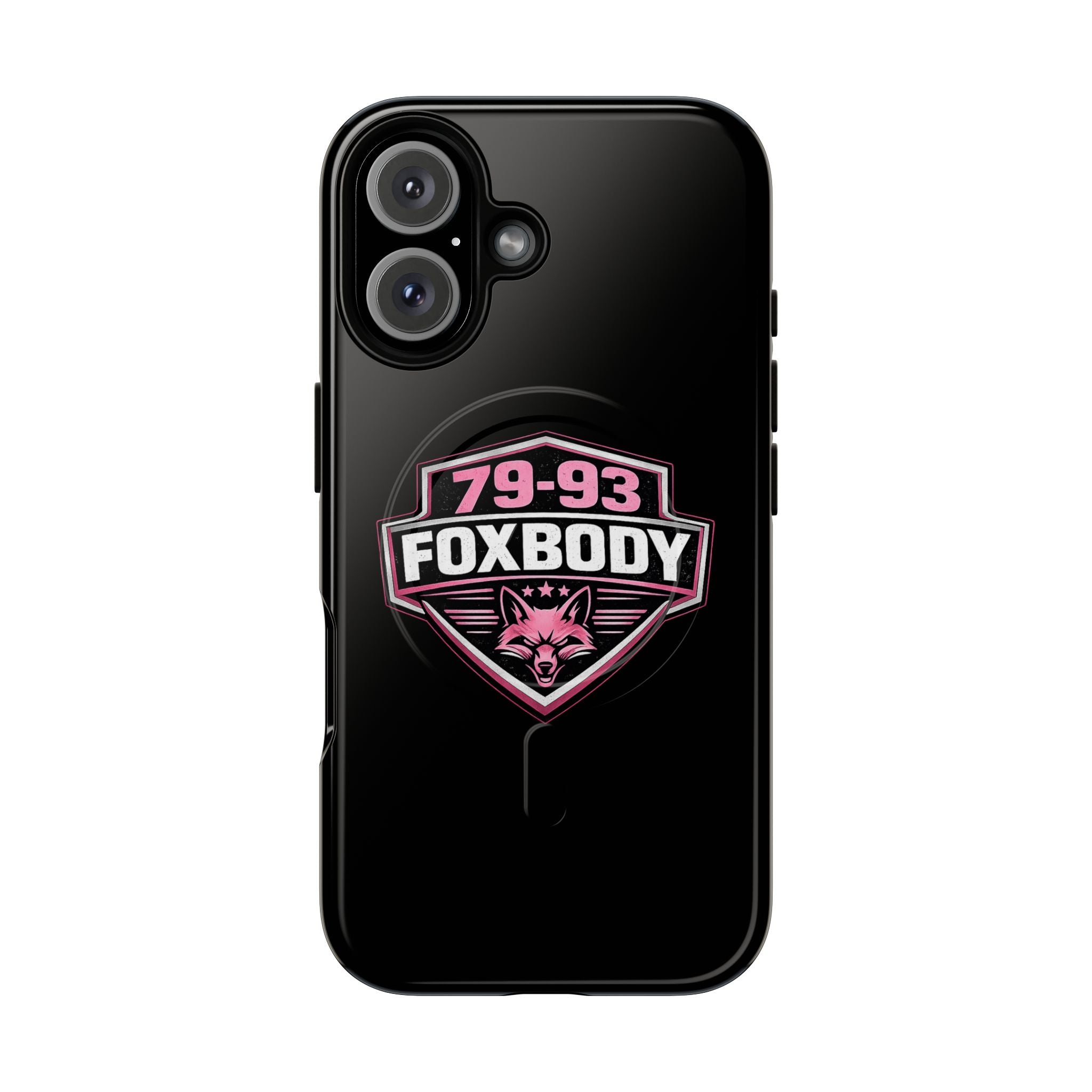 79-93 Foxbody Logo Phone Case | Tough Magnetic Case Pink