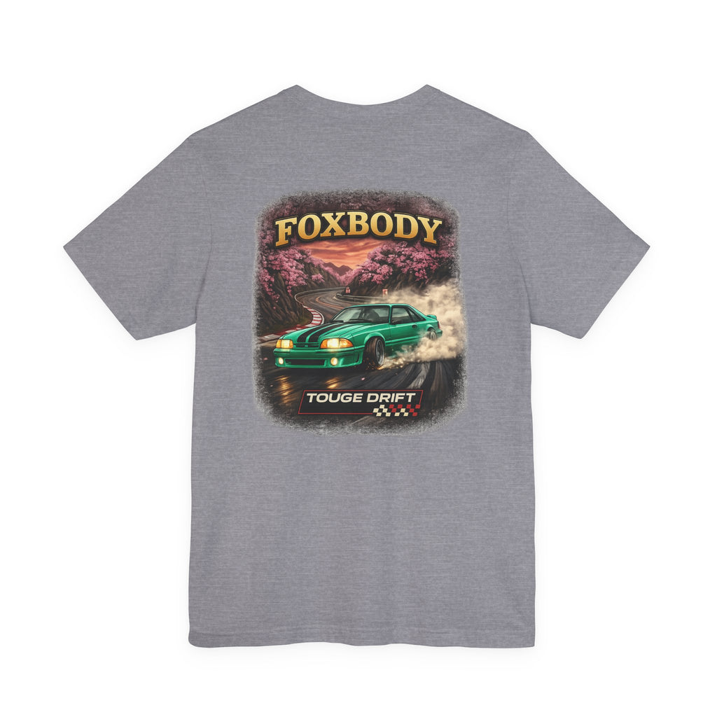 79-93 Foxbody Mustang Drift - Teal  | Premium T-Shirt
