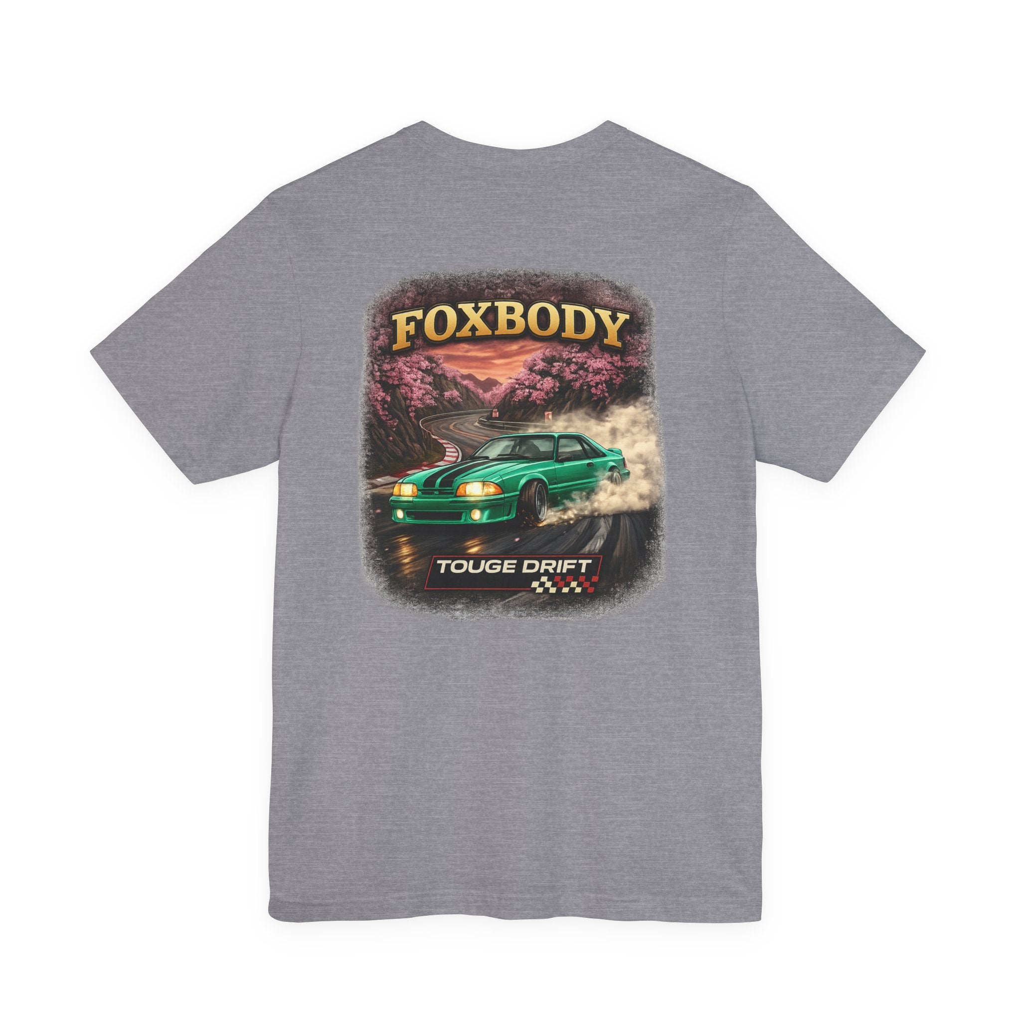 79-93 Foxbody Mustang Drift - Teal  | Premium T-Shirt