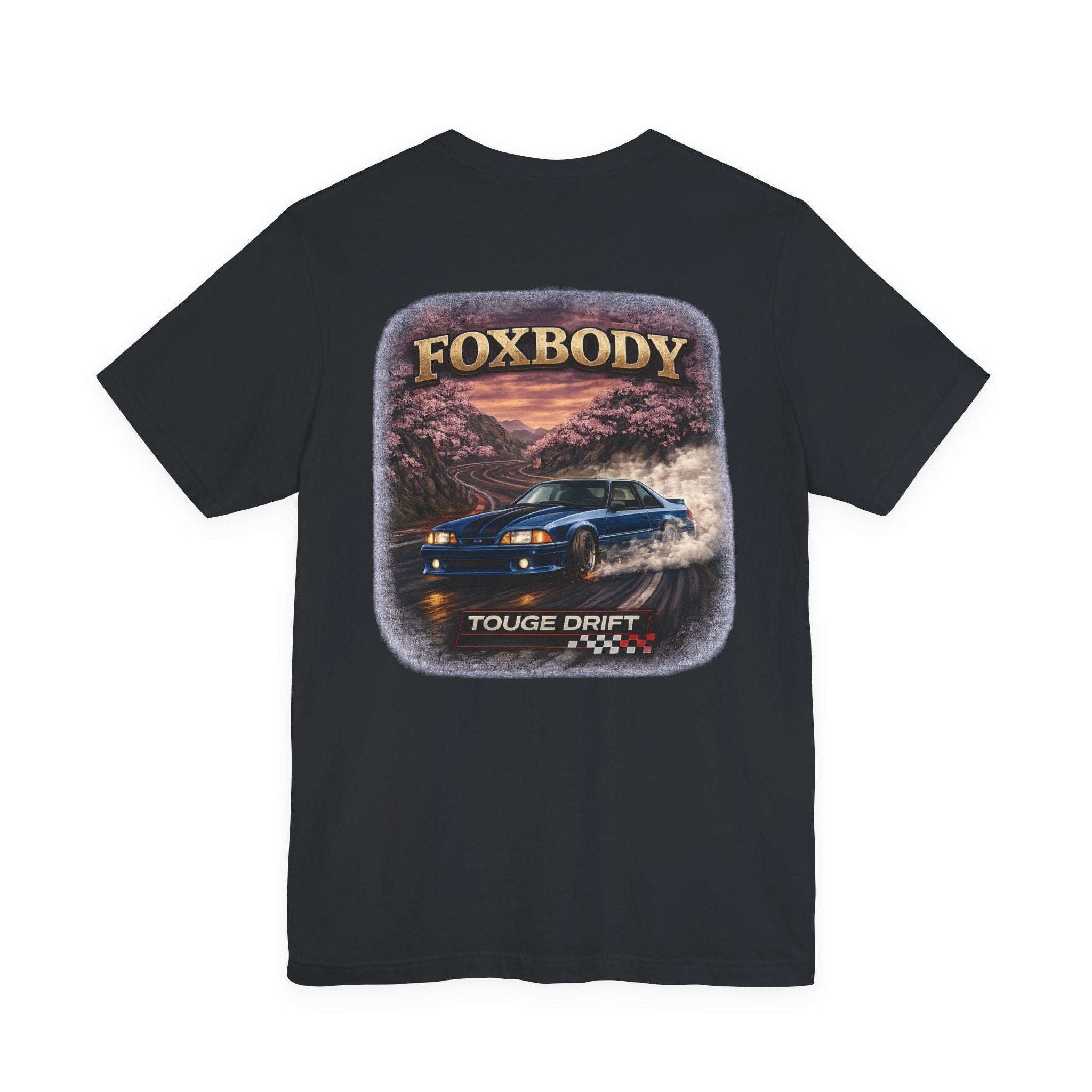 79-93 Foxbody Mustang Drift  - Blue  | Premium T-Shirt