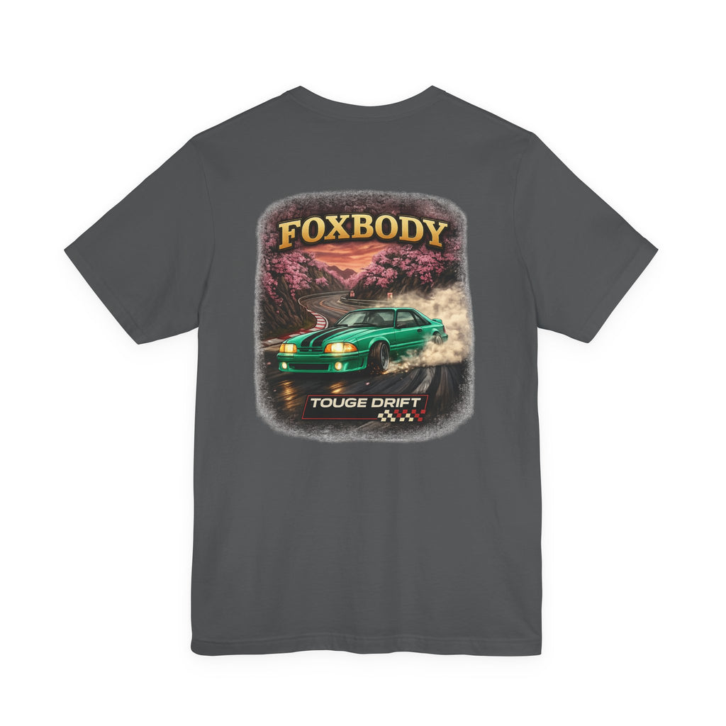 79-93 Foxbody Mustang Drift - Teal  | Premium T-Shirt