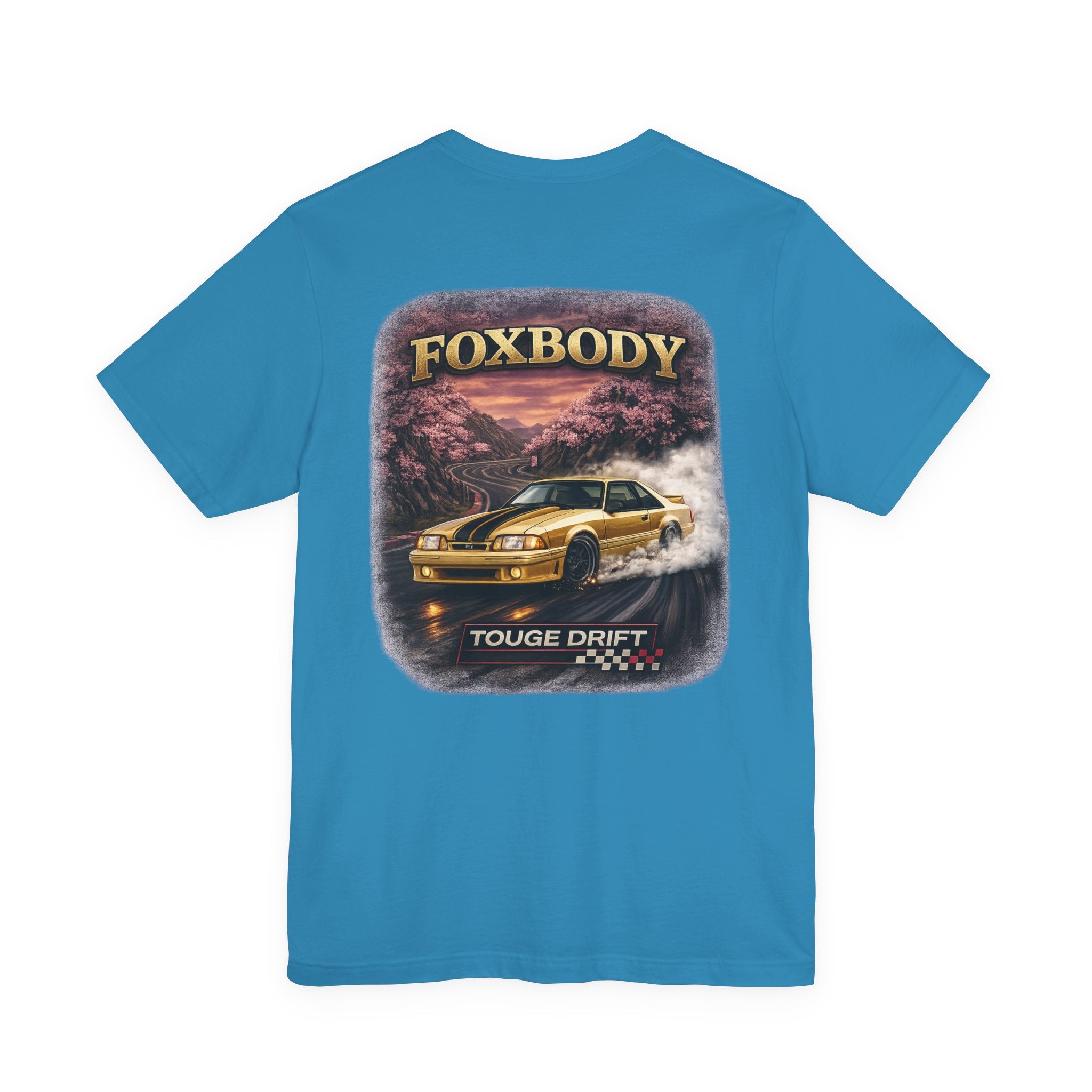79-93 Foxbody Mustang Drift - Gold  | Premium T-Shirt