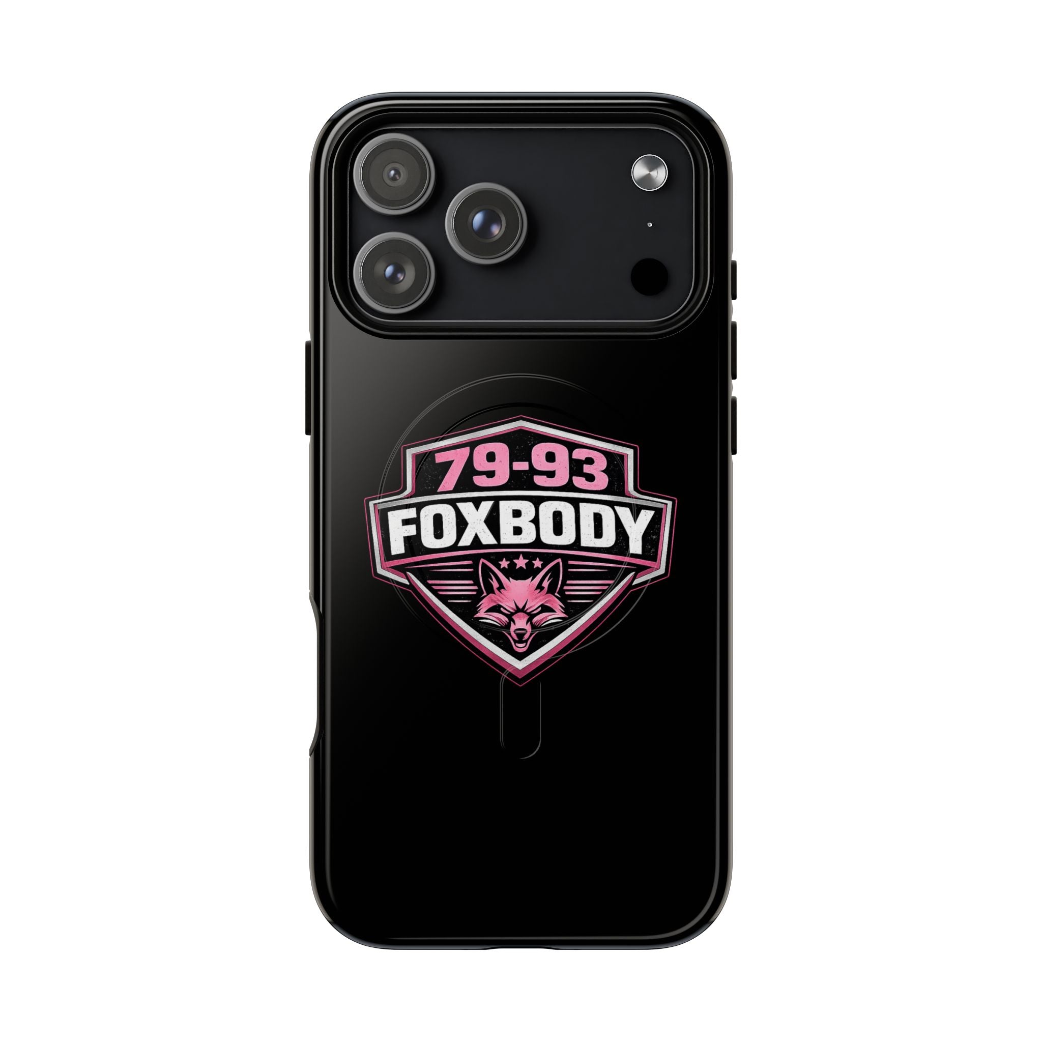 79-93 Foxbody Logo Phone Case | Tough Magnetic Case Pink