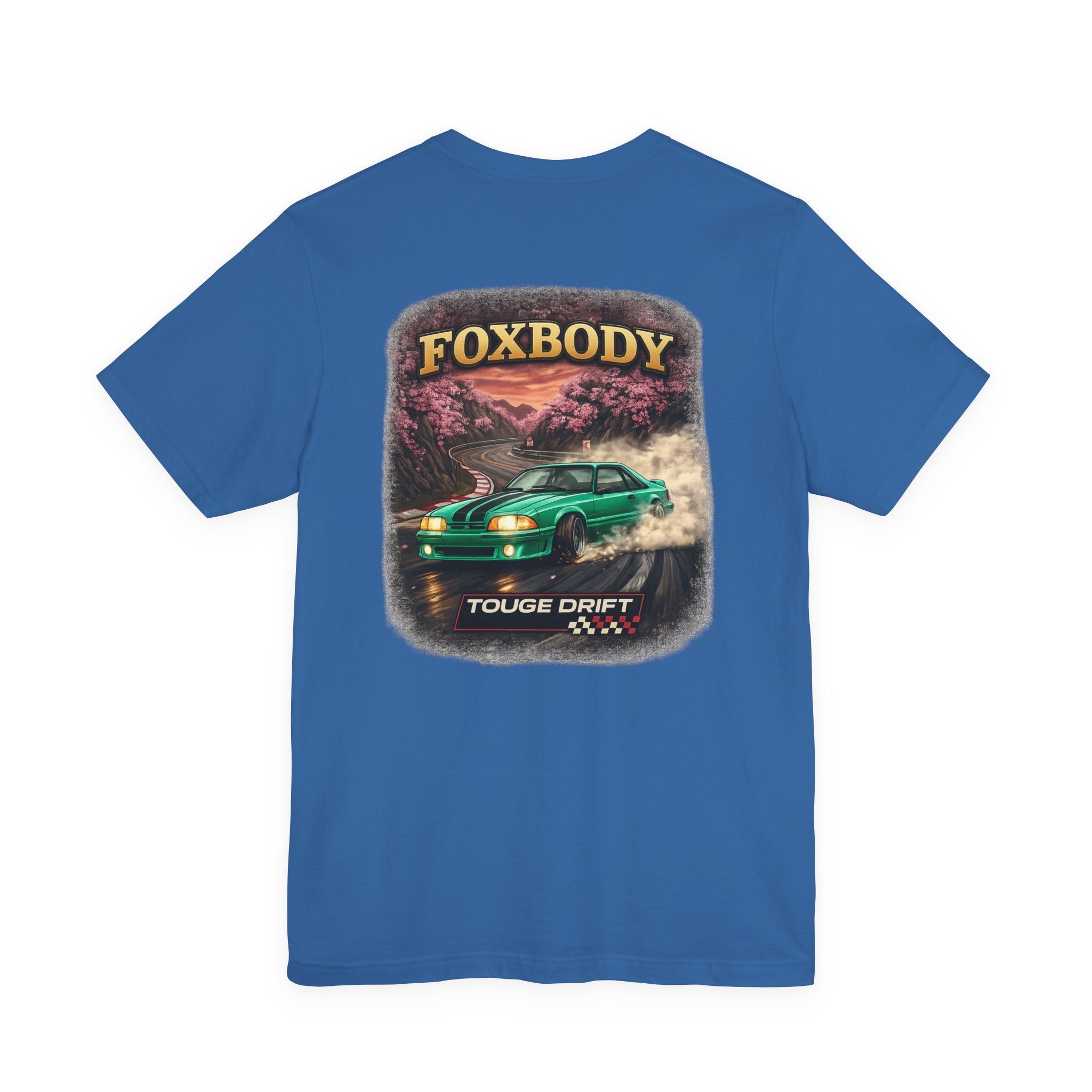 79-93 Foxbody Mustang Drift - Teal  | Premium T-Shirt