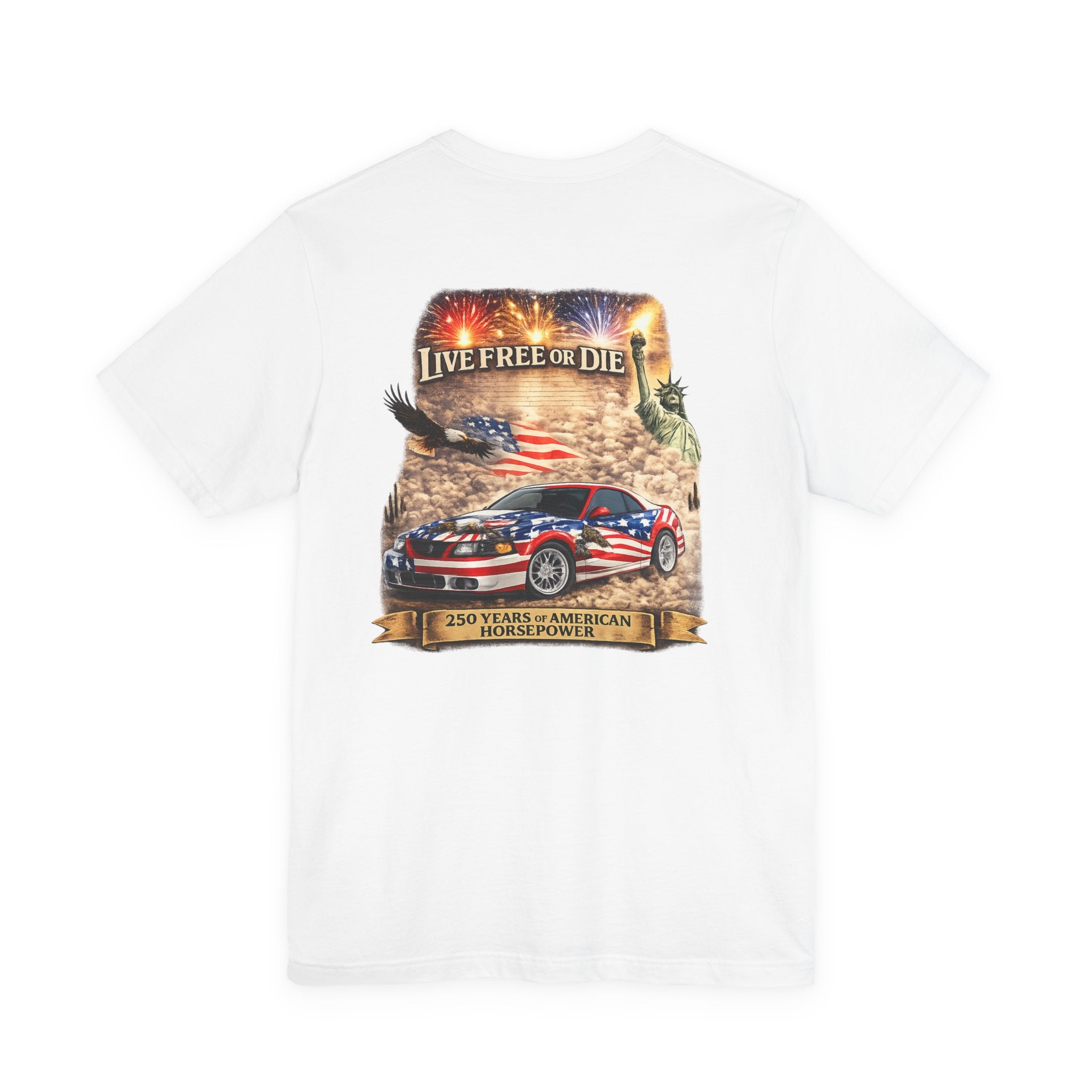 2003 Cobra  America's 250th - Live Fee or Die | July 4th | Premium T-Shirt