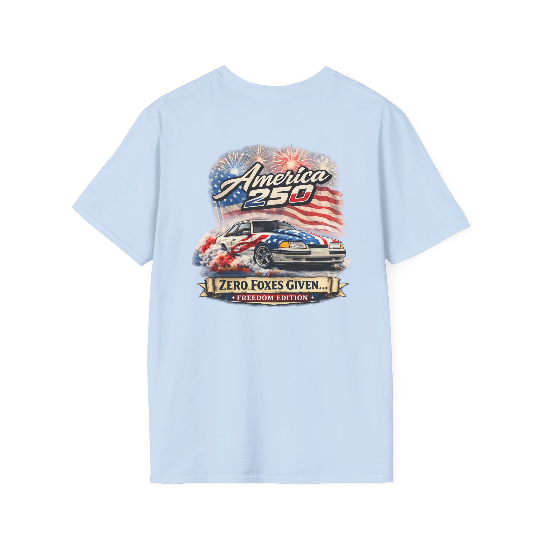 Foxbody Mustang 5.0 - Freedom Edition | Zero Fox Given | Light Weight T-Shirt