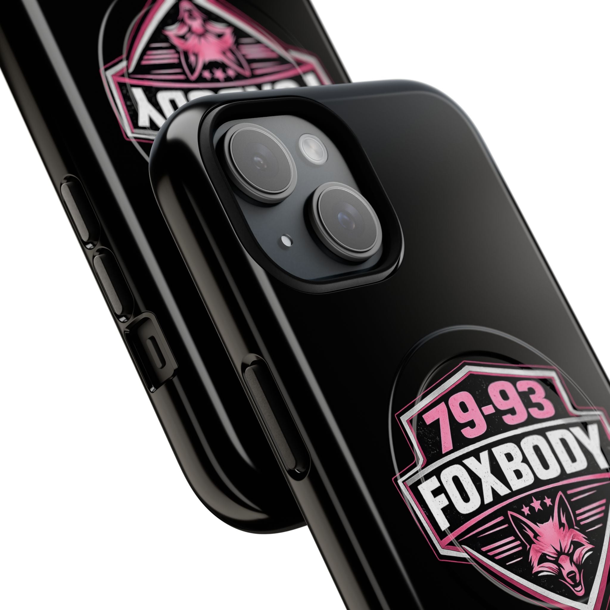 79-93 Foxbody Logo Phone Case | Tough Magnetic Case Pink