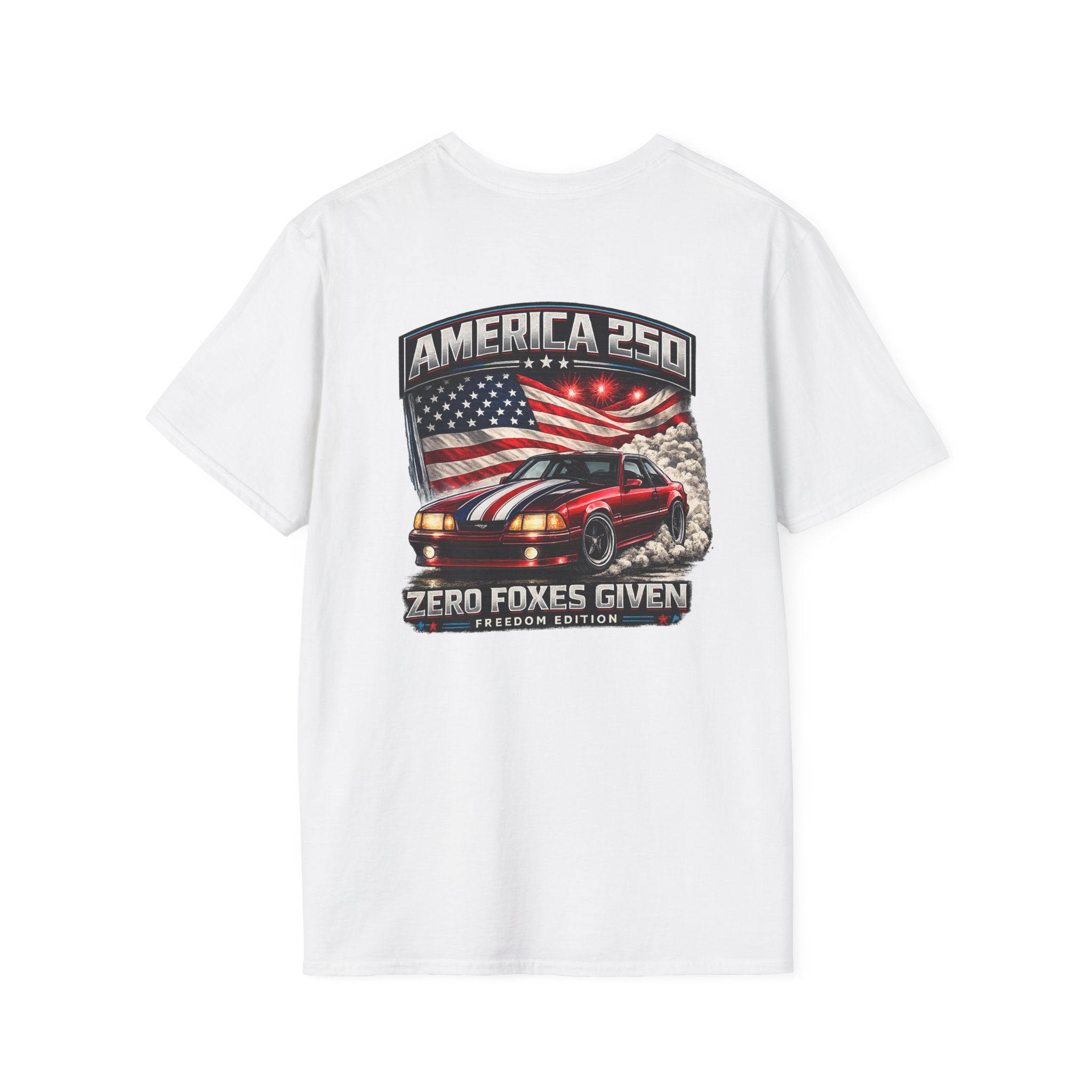 America 250 Foxbody Mustang | Zero Foxes Given | Lightweight T-Shirt