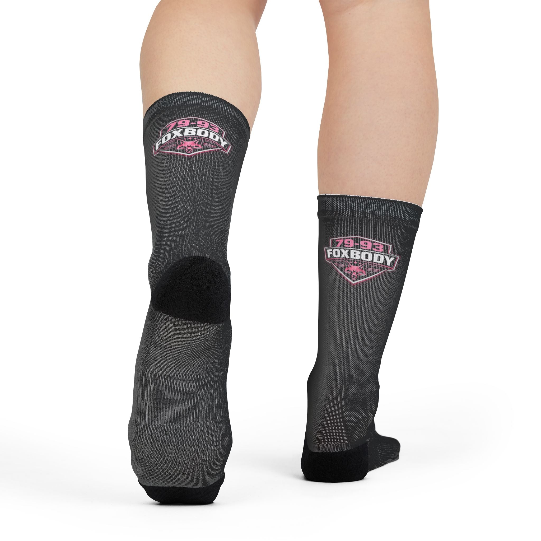 79-93 Foxbody Logo Socks Pink