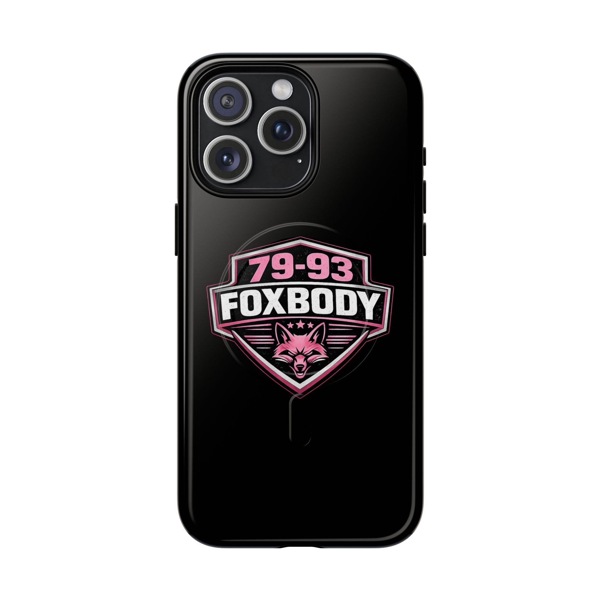 79-93 Foxbody Logo Phone Case | Tough Magnetic Case Pink