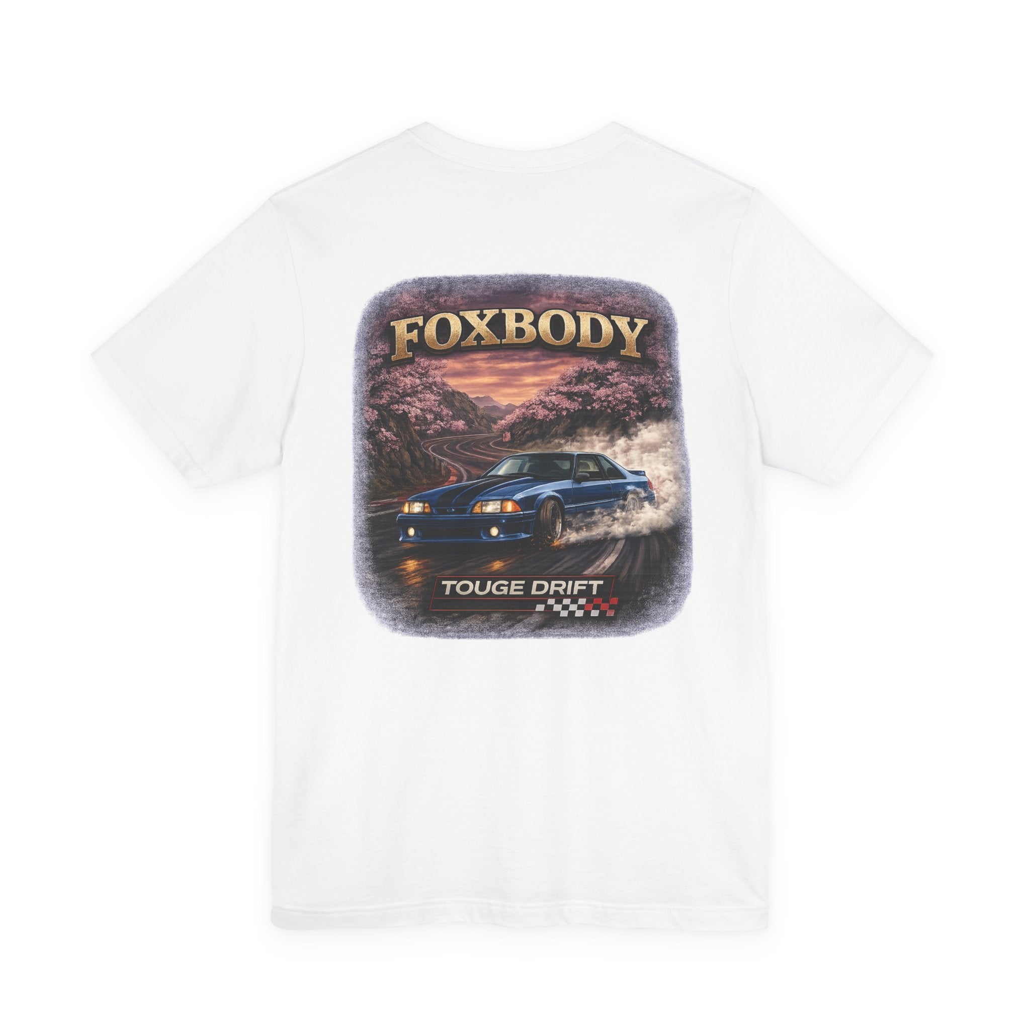 79-93 Foxbody Mustang Drift  - Blue  | Premium T-Shirt