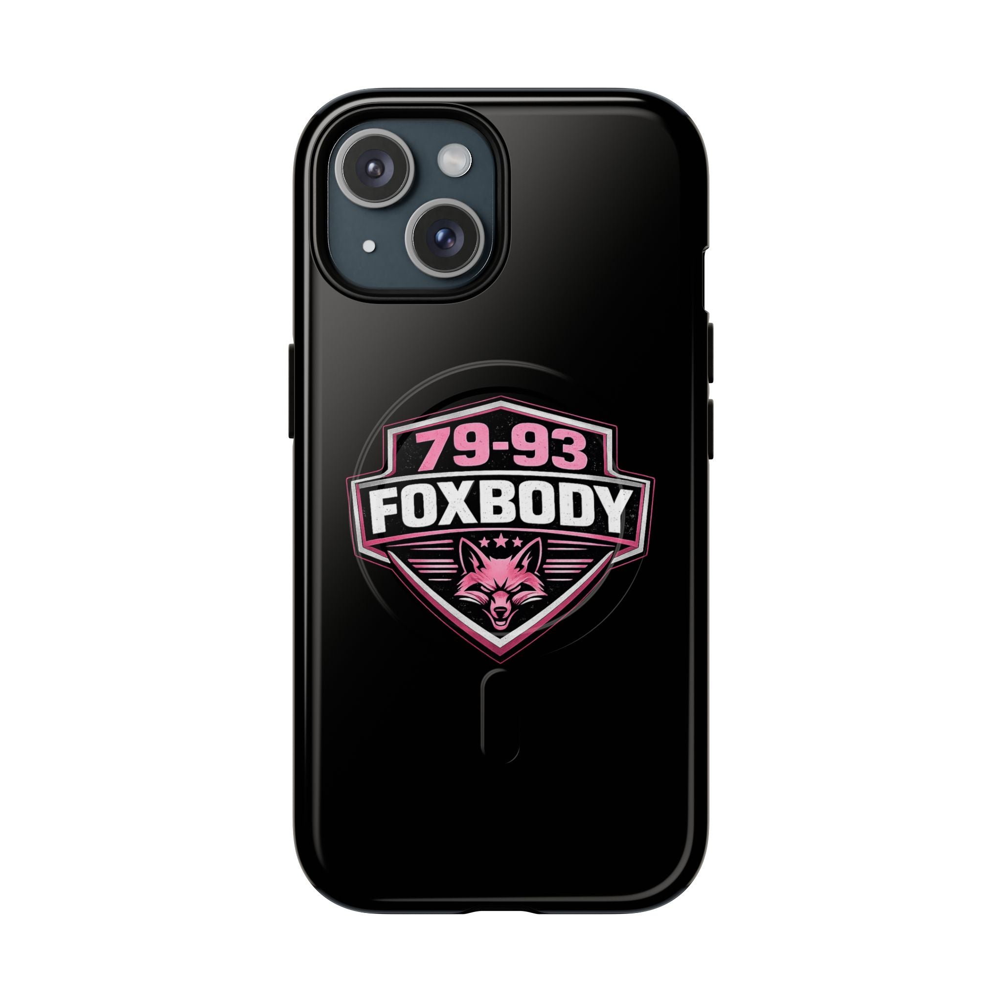 79-93 Foxbody Logo Phone Case | Tough Magnetic Case Pink