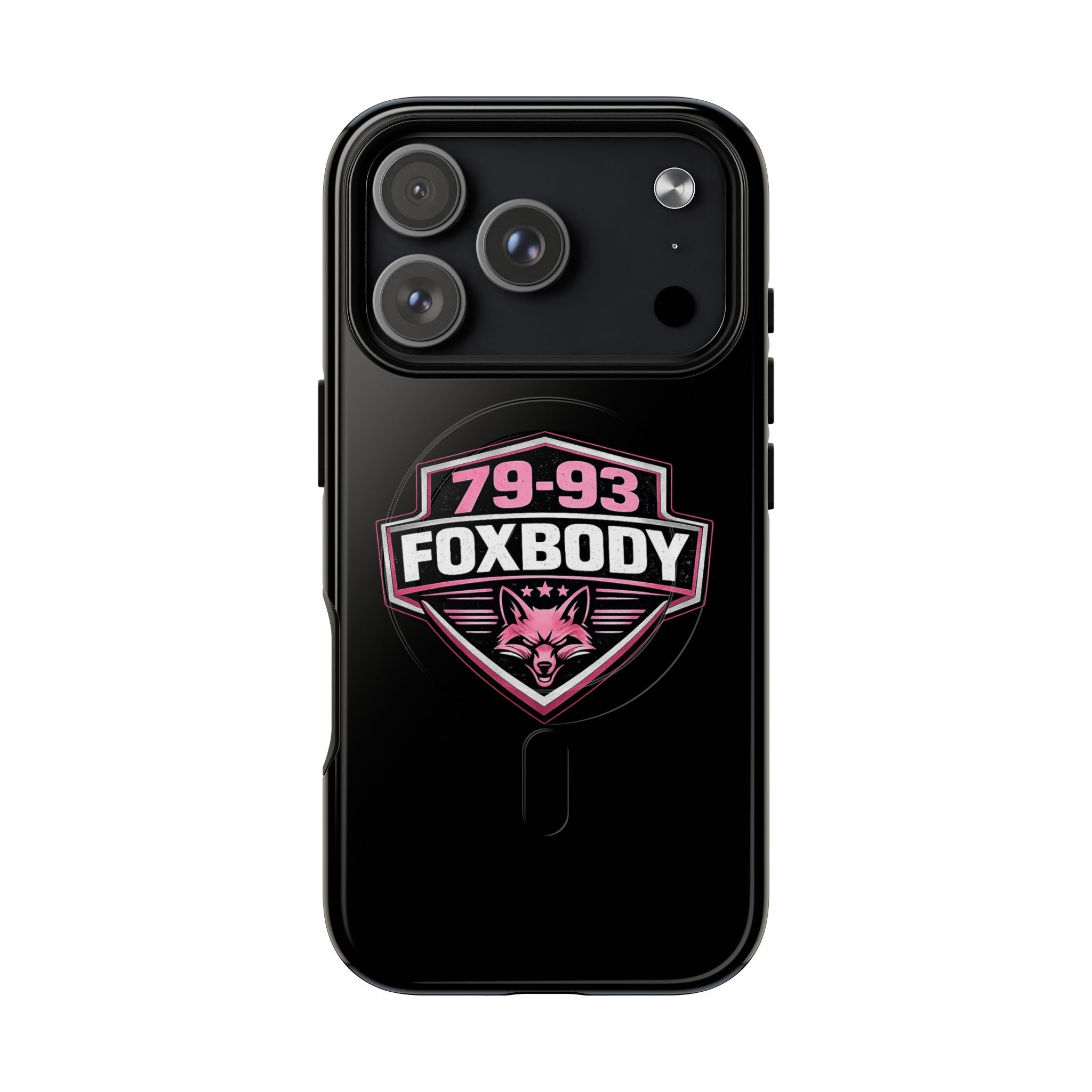 79-93 Foxbody Logo Phone Case | Tough Magnetic Case Pink