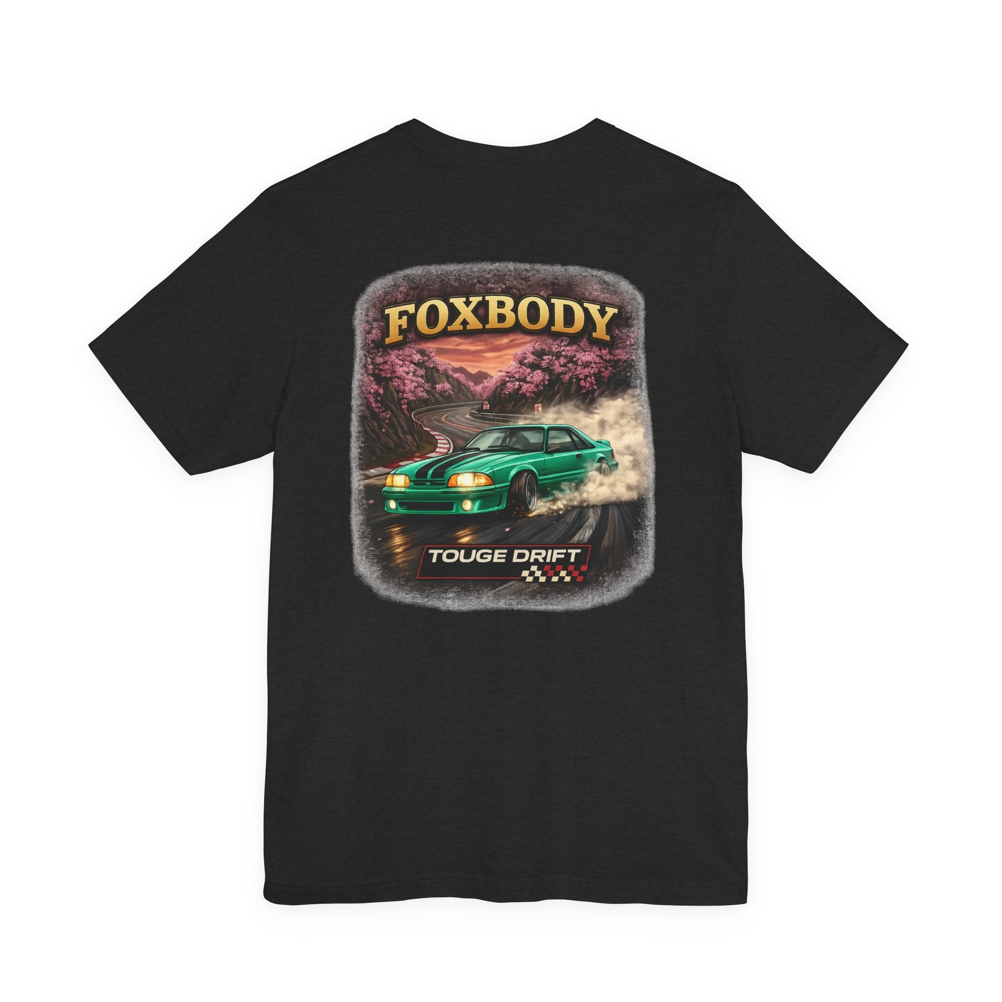 79-93 Foxbody Mustang Drift - Teal  | Premium T-Shirt