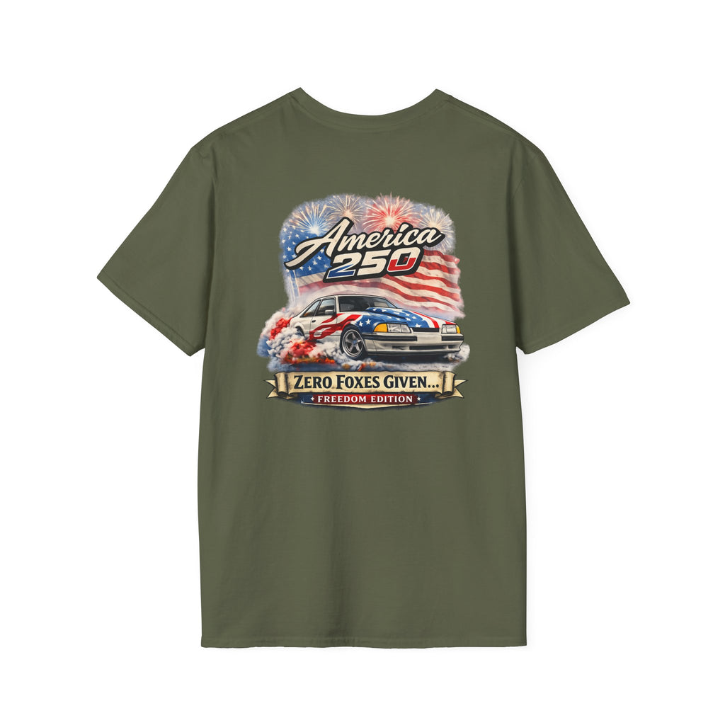 Foxbody Mustang 5.0 - Freedom Edition | Zero Fox Given | Light Weight T-Shirt