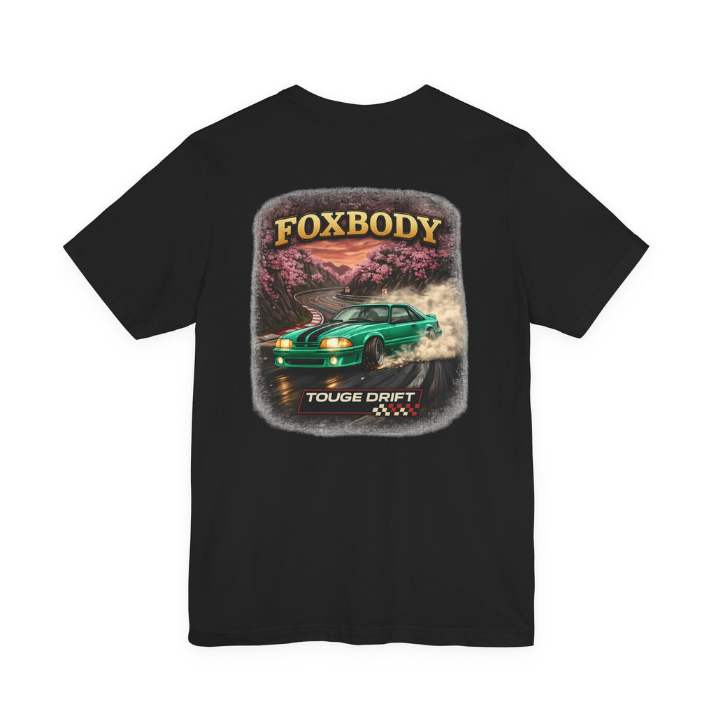 79-93 Foxbody Mustang Drift - Teal  | Premium T-Shirt