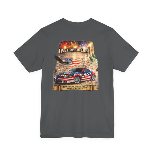 2003 Cobra  America's 250th - Live Fee or Die | July 4th | Premium T-Shirt