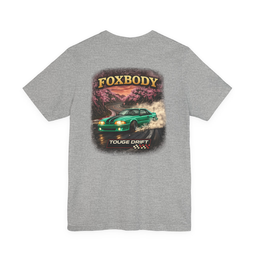 79-93 Foxbody Mustang Drift - Teal  | Premium T-Shirt