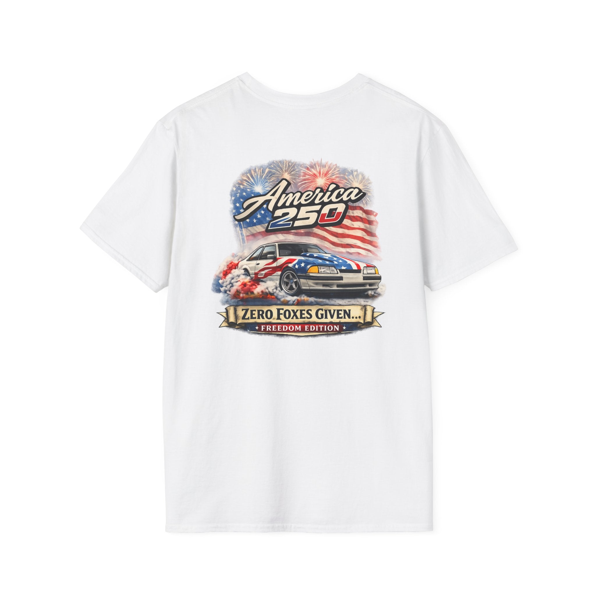 Foxbody Mustang 5.0 - Freedom Edition | Zero Fox Given | Light Weight T-Shirt
