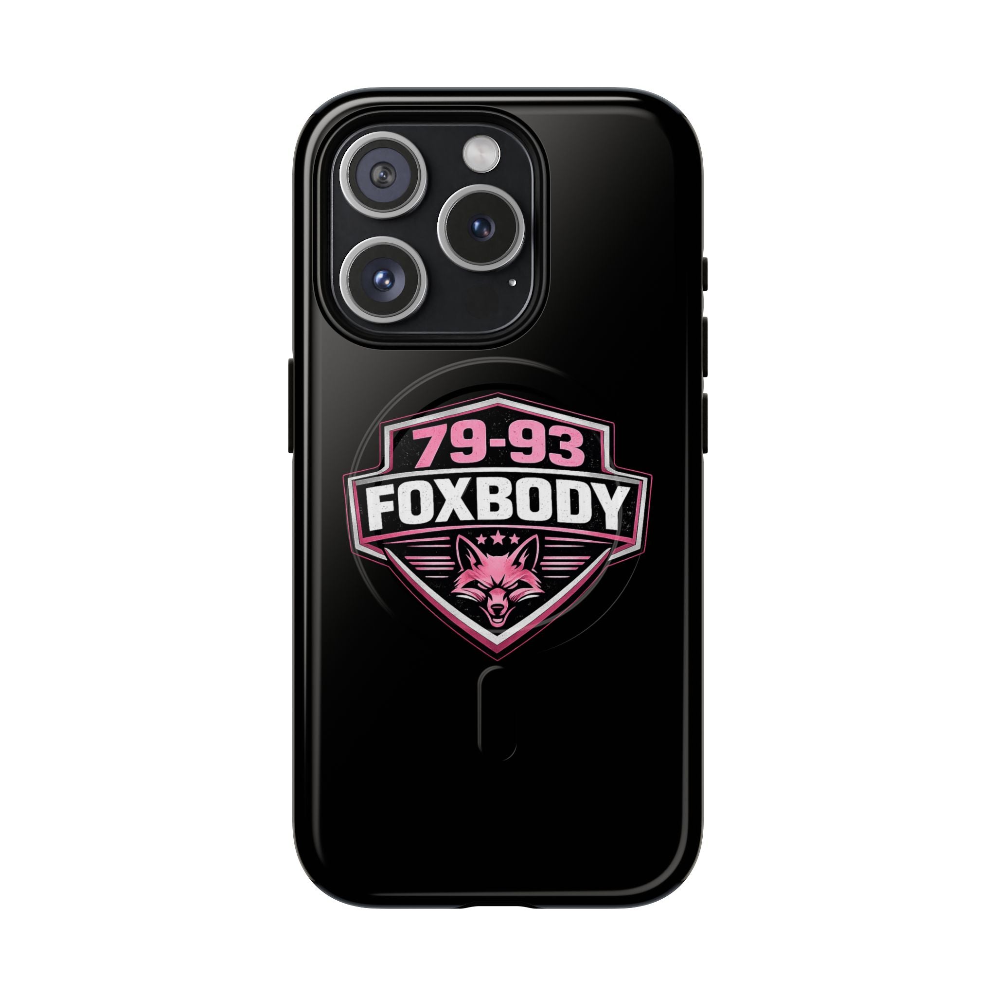 79-93 Foxbody Logo Phone Case | Tough Magnetic Case Pink