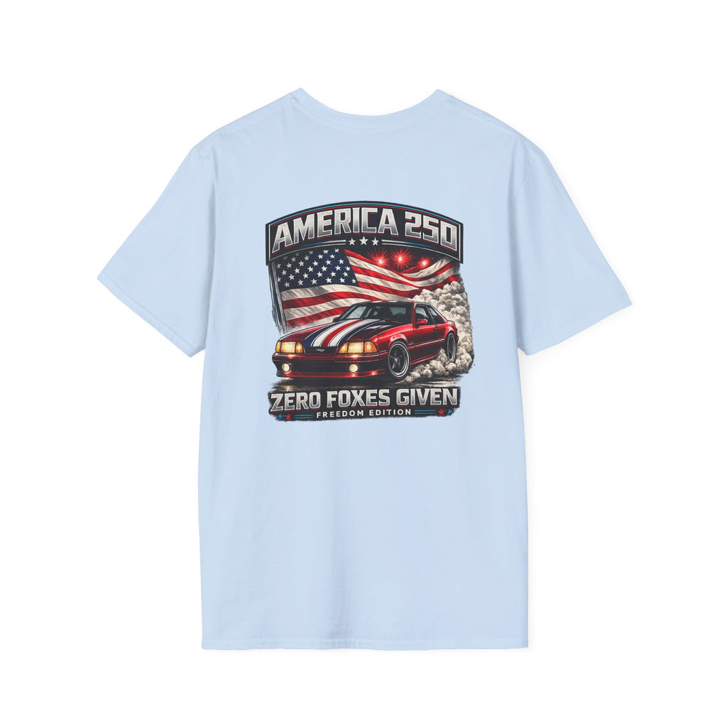 America 250 Foxbody Mustang | Zero Foxes Given | Lightweight T-Shirt