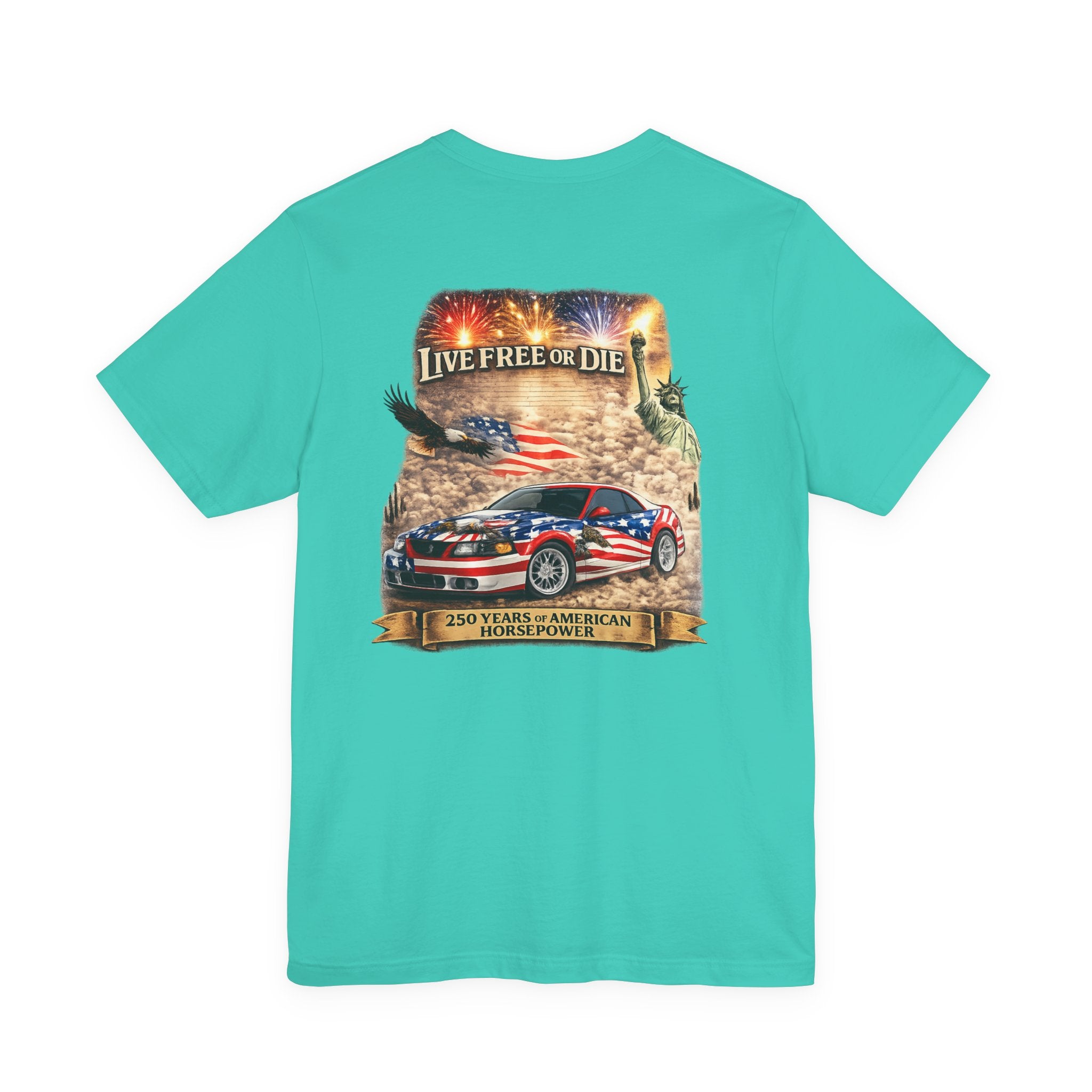 2003 Cobra  America's 250th - Live Fee or Die | July 4th | Premium T-Shirt