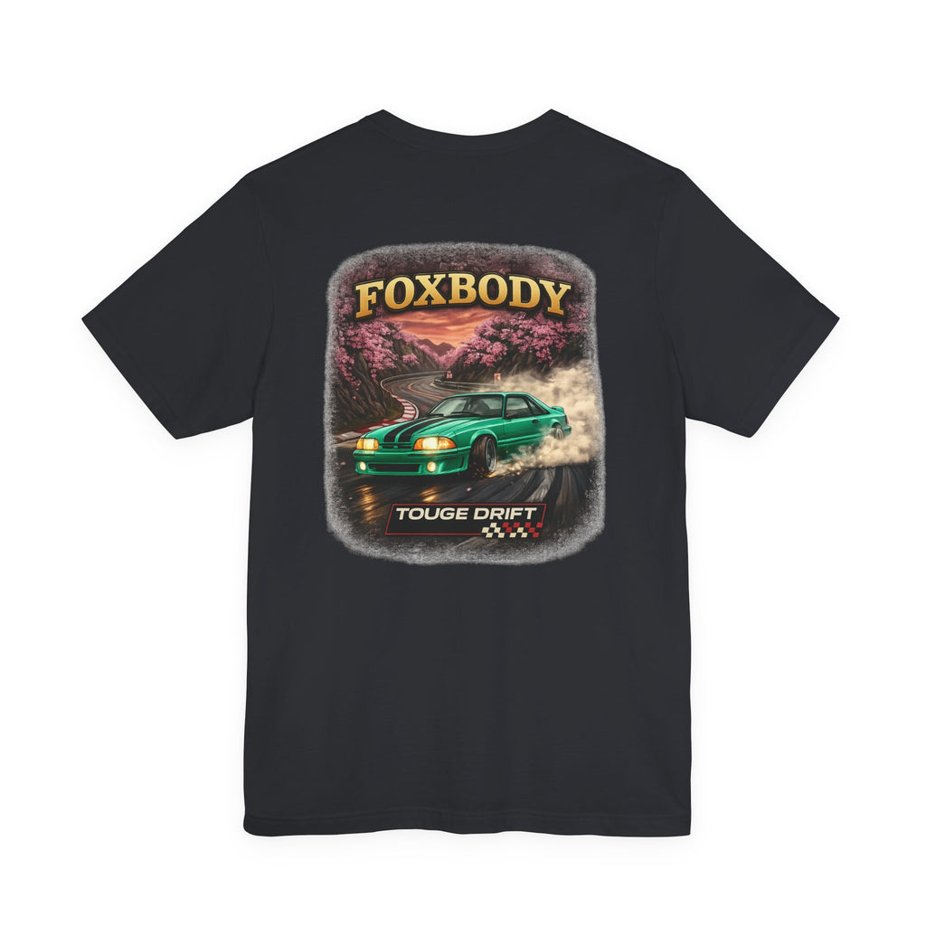 79-93 Foxbody Mustang Drift - Teal  | Premium T-Shirt