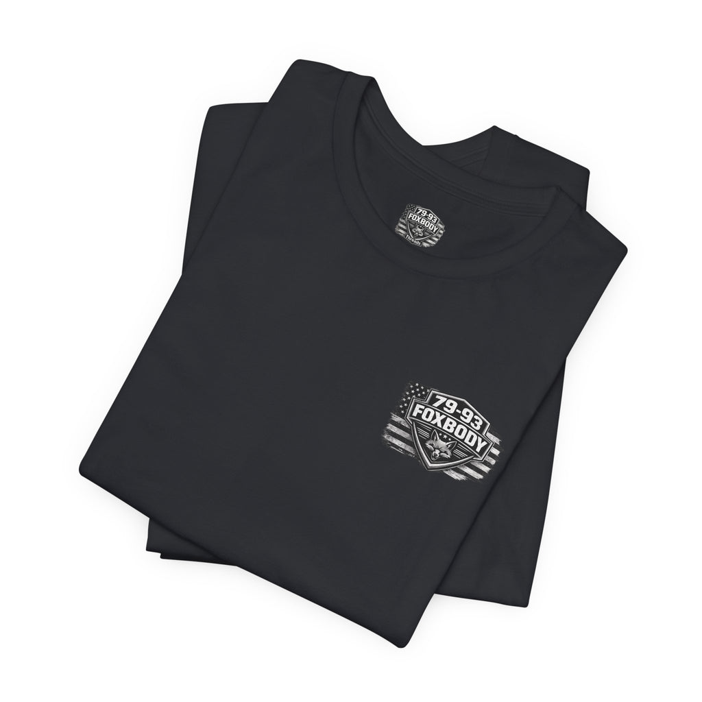 79-93 Foxbody Mustang Drift - Teal  | Premium T-Shirt