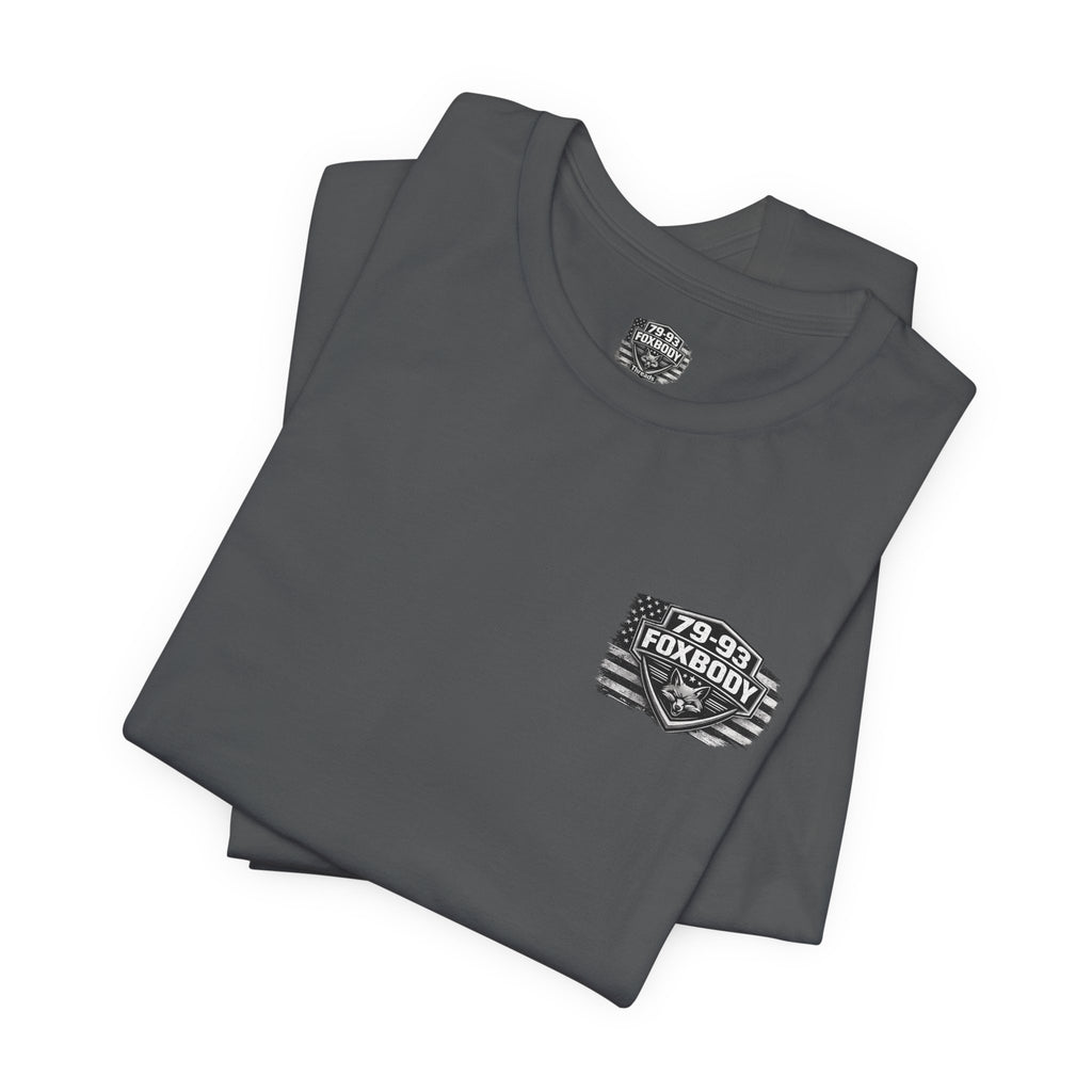 79-93 Foxbody Mustang Drift - Teal  | Premium T-Shirt
