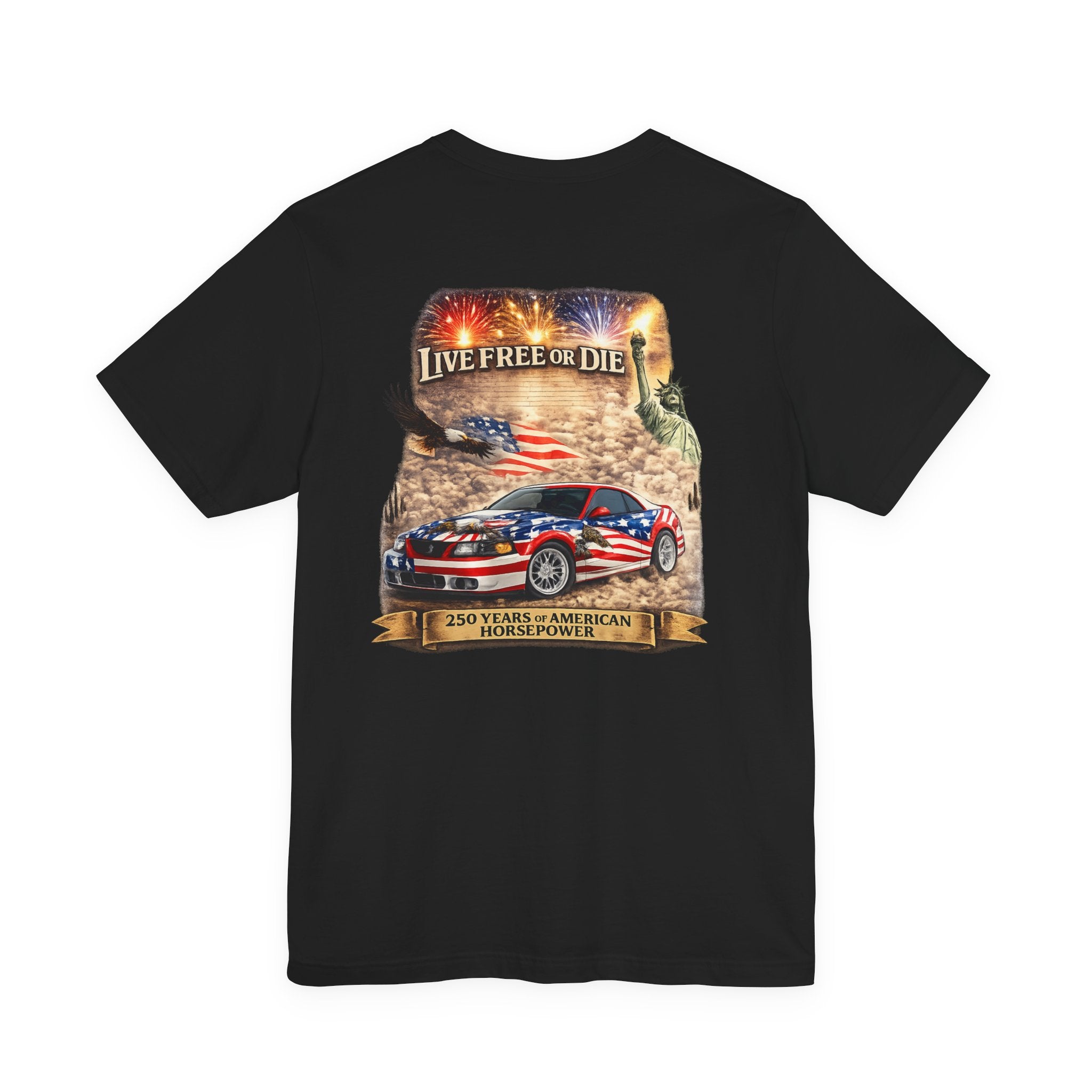 2003 Cobra  America's 250th - Live Fee or Die | July 4th | Premium T-Shirt