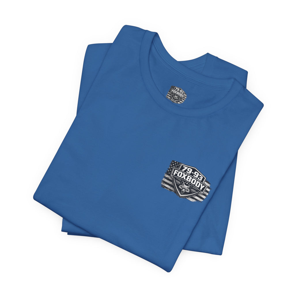 79-93 Foxbody Mustang Drift - Teal  | Premium T-Shirt
