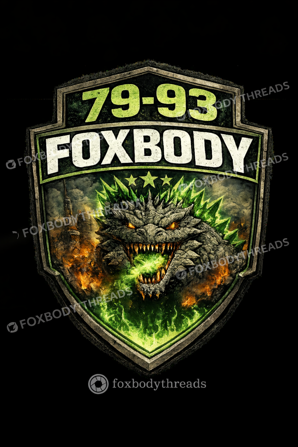 Foxbody Threads Godzilla Logo | Digital Download