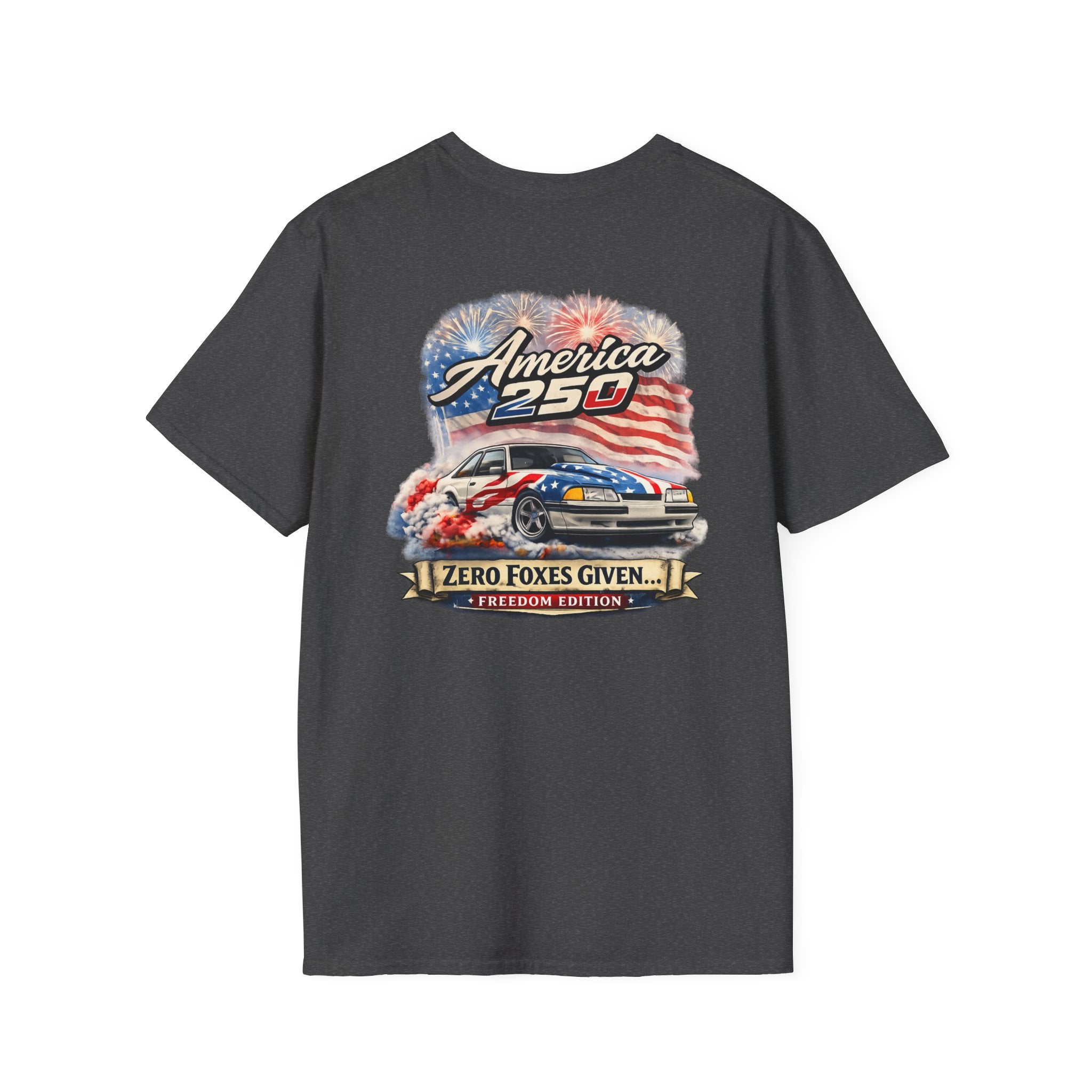 Foxbody Mustang 5.0 - Freedom Edition | Zero Fox Given | Light Weight T-Shirt