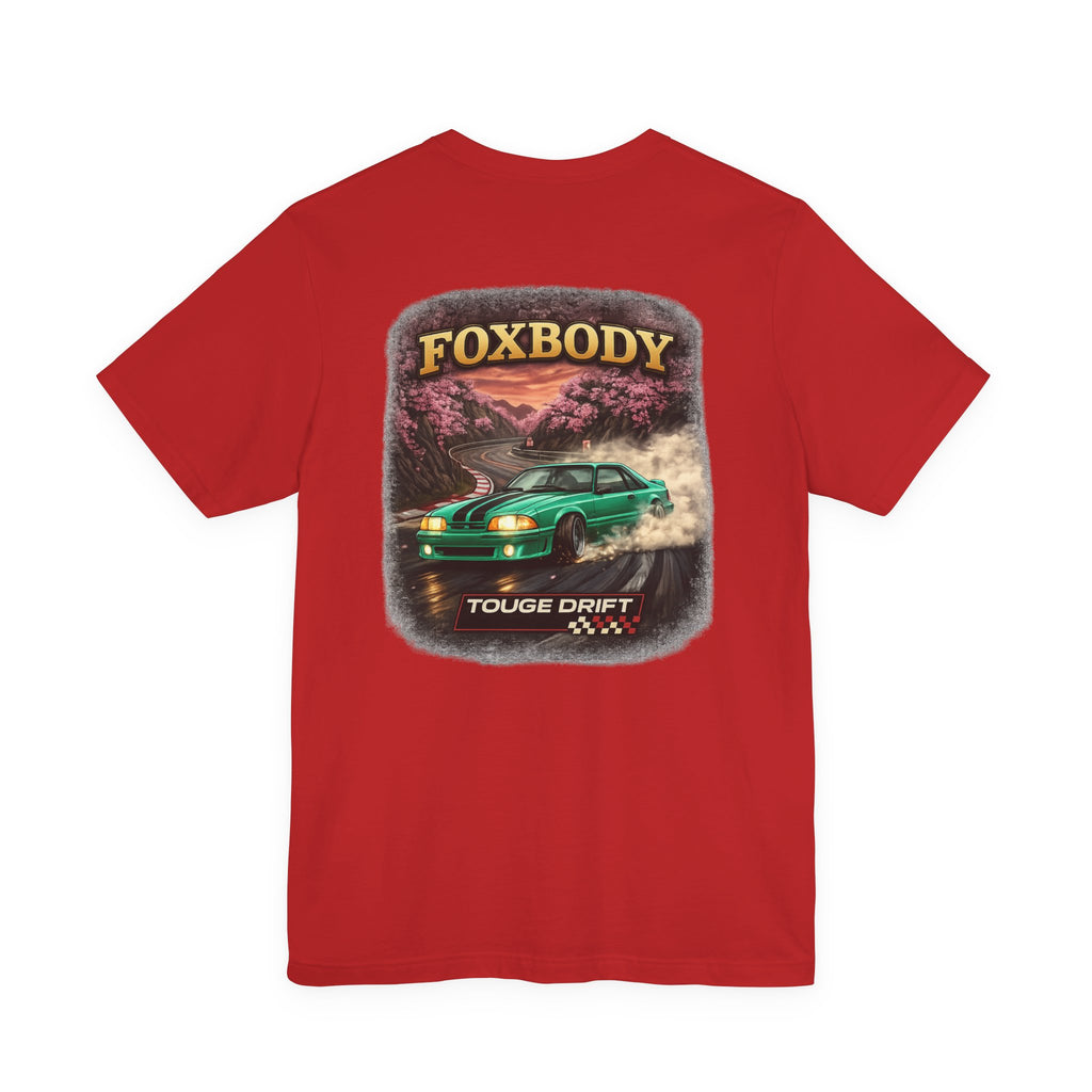79-93 Foxbody Mustang Drift - Teal  | Premium T-Shirt