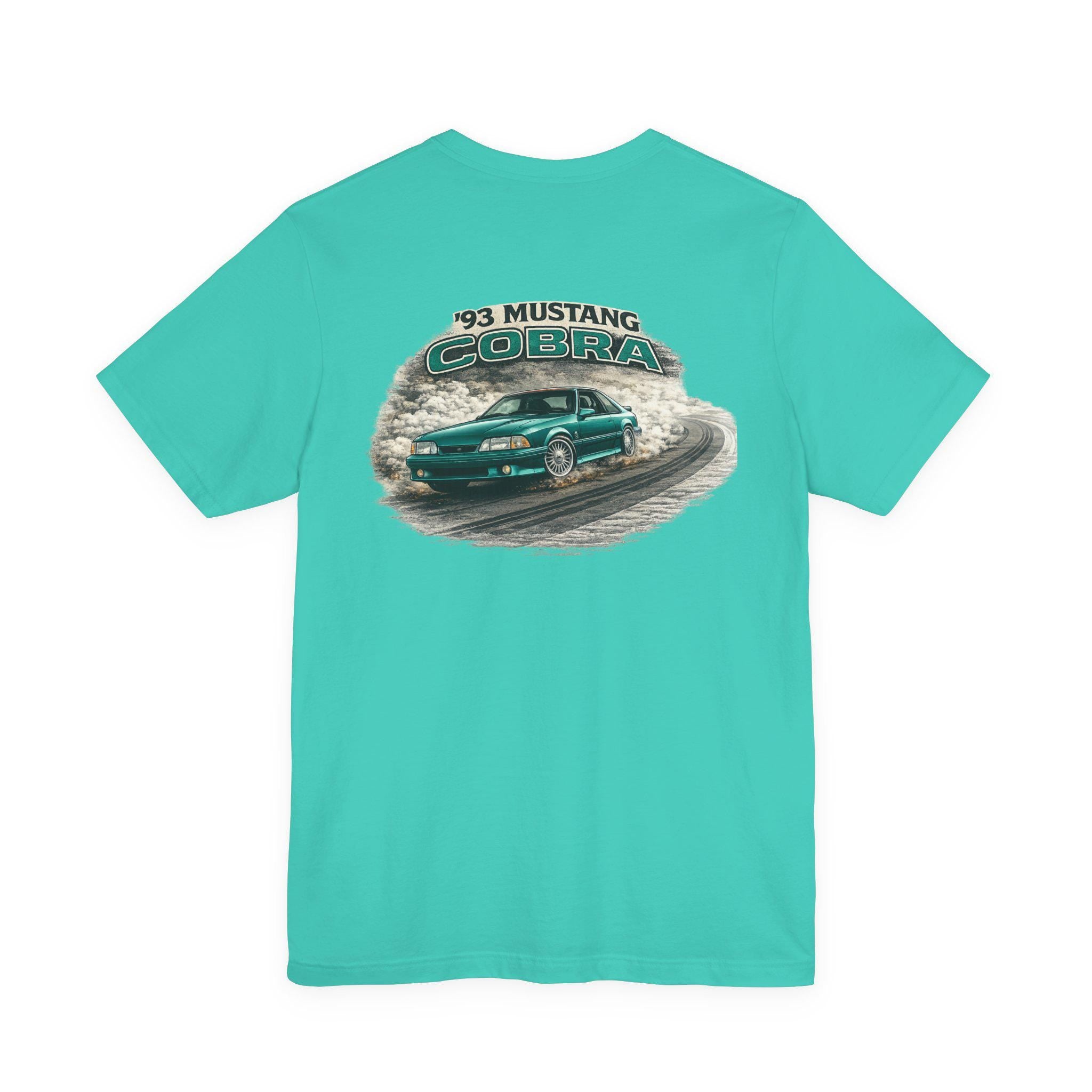 79-93 Mustang 93 Cobra Teal Premium T-shirt