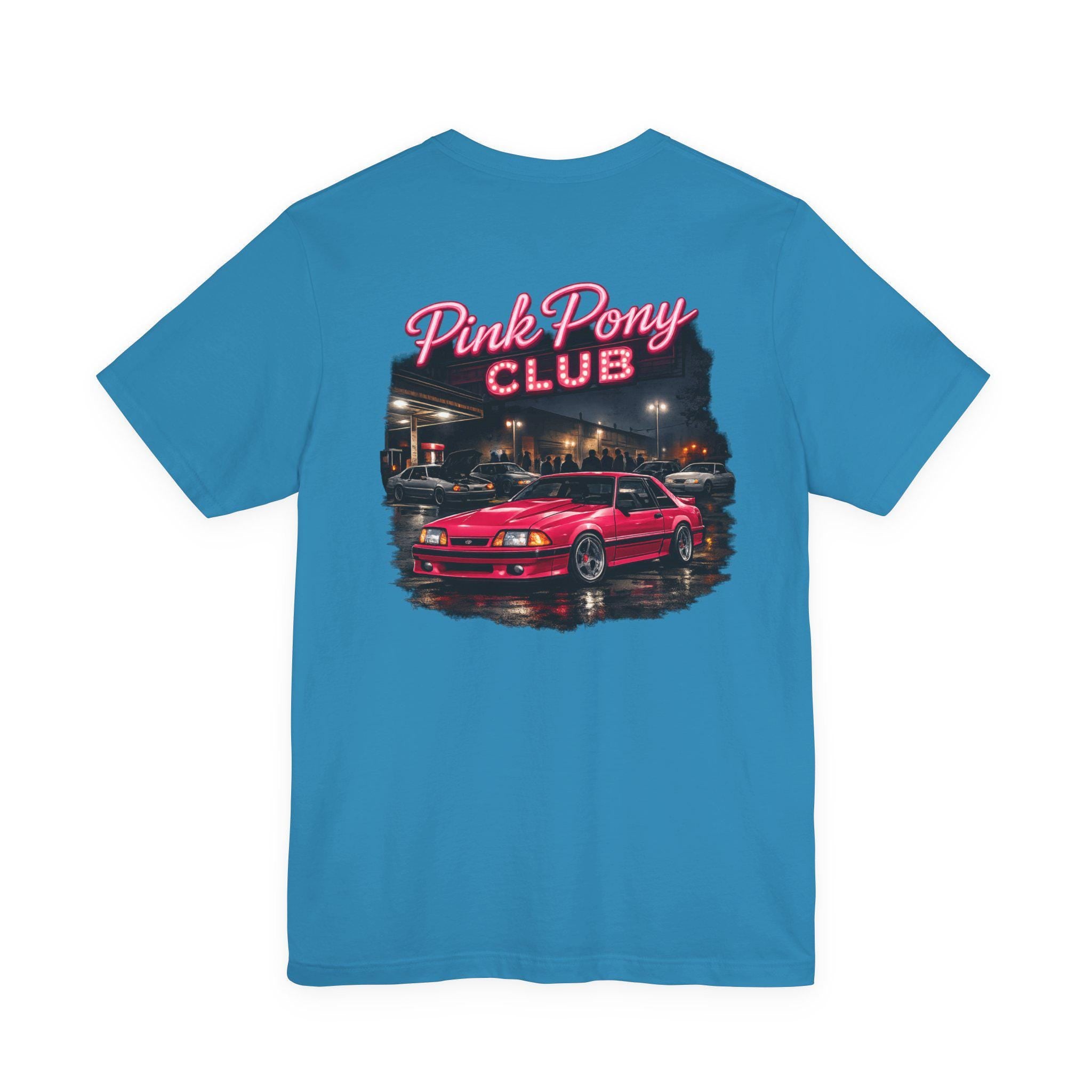 79-93 Mustang Pink Pony Club Premium Tshirt